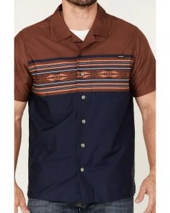 Cinch Men's Camp Yee-Haw Checotah Border Print Button-Down Western Shirt  Multi -Cinch Shop 2000376688 900 P3