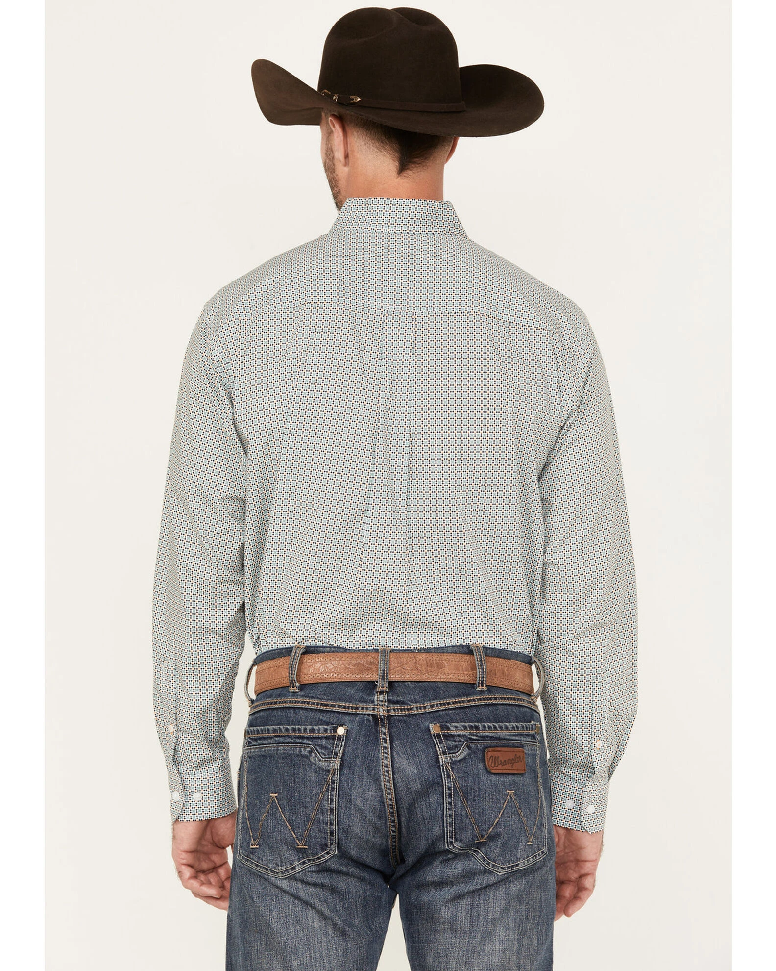 Cinch Men's Stretch Long Sleeve Button Down Western Shirt Multi 4 Cinch Men's Stretch Long Sleeve Button Down Western Shirt Multi - Image 4