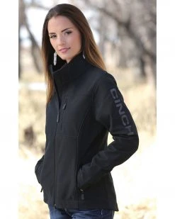 Cinch Women's Black Concealed Carry Bonded Jacket